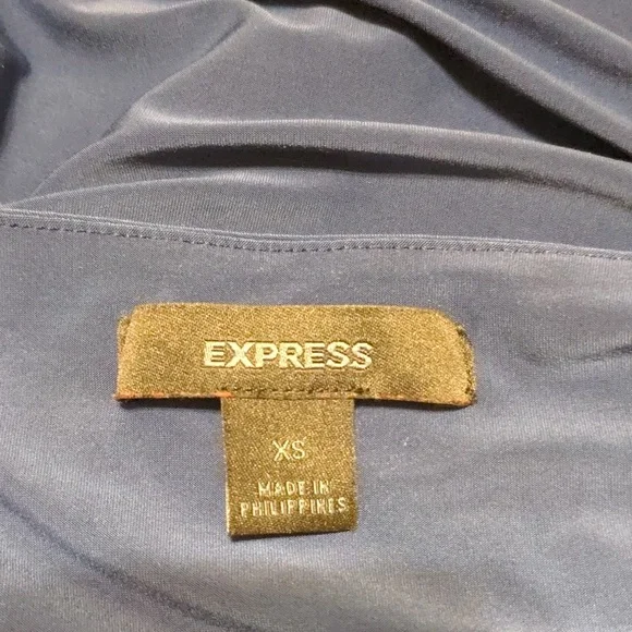 Express / Sexy Navy Halter with Diamond accent - Picture 4 of 4